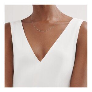 Tiffany 16" Silver Chain Necklace